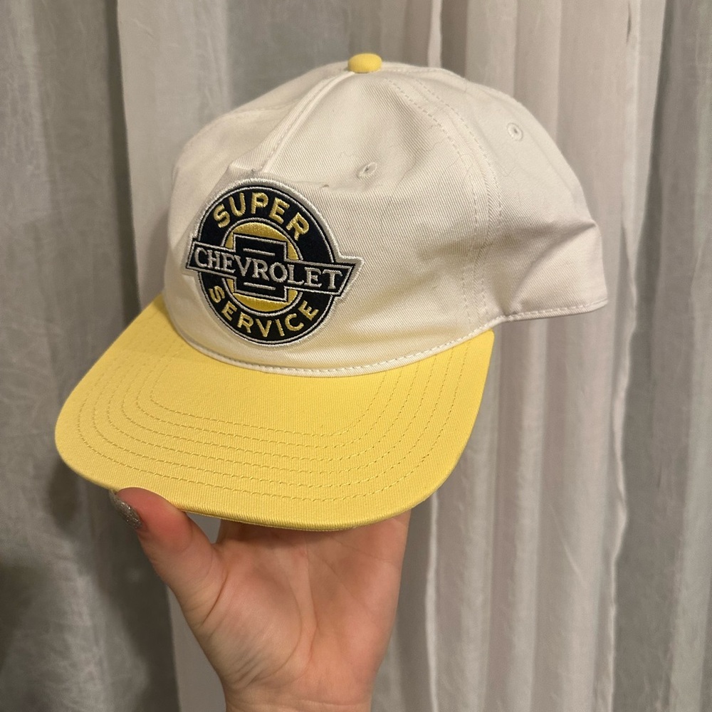 Chevrolet yellow trucker hat